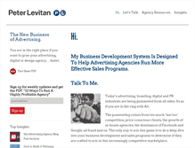 Tablet Screenshot of peterlevitan.com
